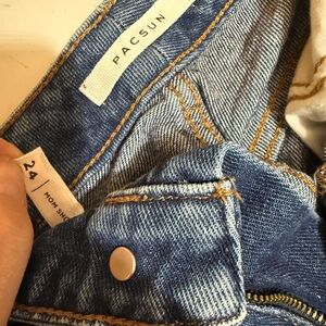 PacSun Indigo Denim mom Shorts